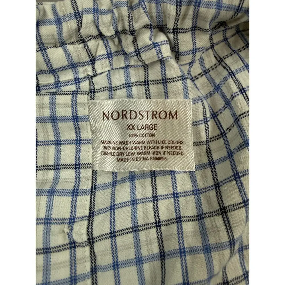 Nordstrom Men's Blue Check Pajama Pants Size XXL NWOT